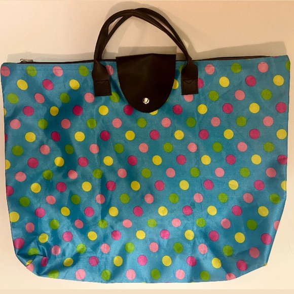 Polka Dot Large Tote Bag - Picture 1 of 2